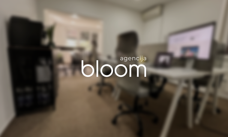 O nas – marketinška agencija Bloom, Slovenska Bistrica: pogled na našo pisarno